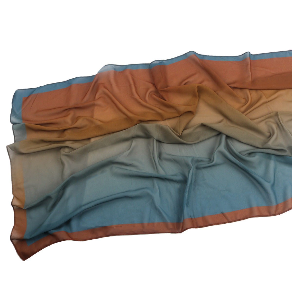 Malaysian Printed Chiffon Scarf Bohemian Fashion Simple Spring and Summer Sunscreen Scarf Shawl