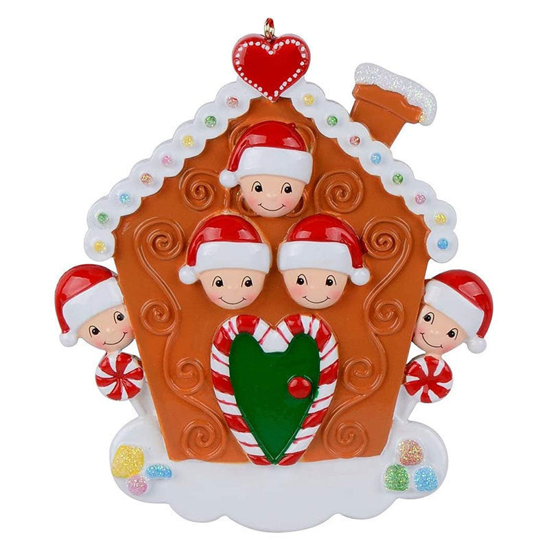 2025 Creative House Little Friend Smoke Tube Christmas DIY Resin Christmas Pendant Ornament Pendant