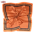 New fashion retro printing 90 * 90 satin large square scarf silk scarf, cross