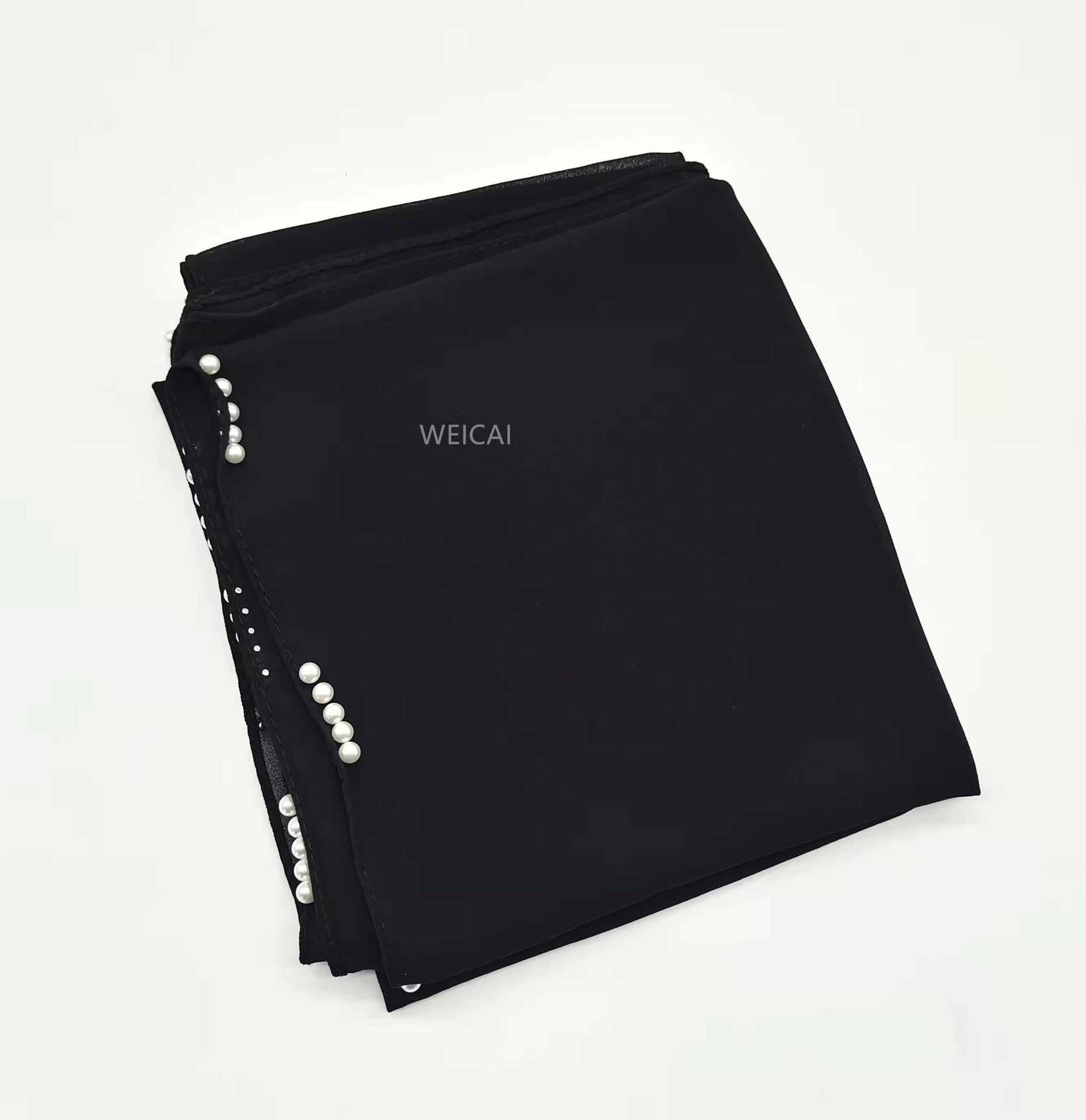 Customized flower beads pearl chiffon scarf  Women headscarf Malaysia Indonesia hijab