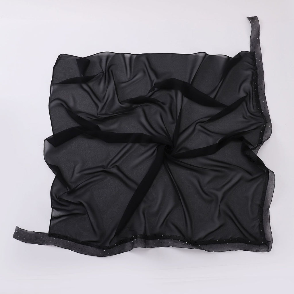 new pearl chiffon lace square scarf lace scarf 90 * 90cm