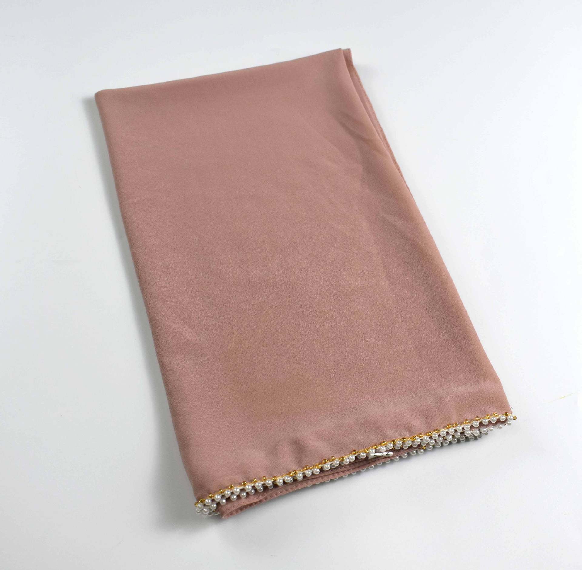 New pearl chiffon beaded scarf Malaysia headscarf Middle East Africa hijab