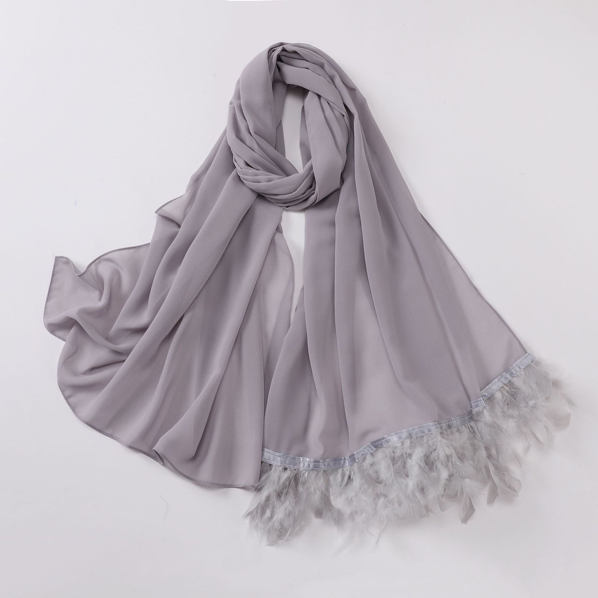 75D pearl chiffon malaysian headscarf yarn scarf turkey hair scarf middle east Africa hijab