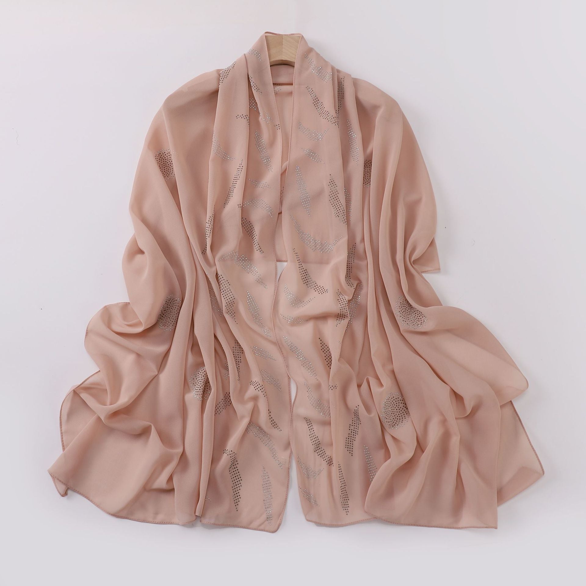 New pearl chiffon boutique hot diamond  scarf Middle East and Africa headscarf hijab