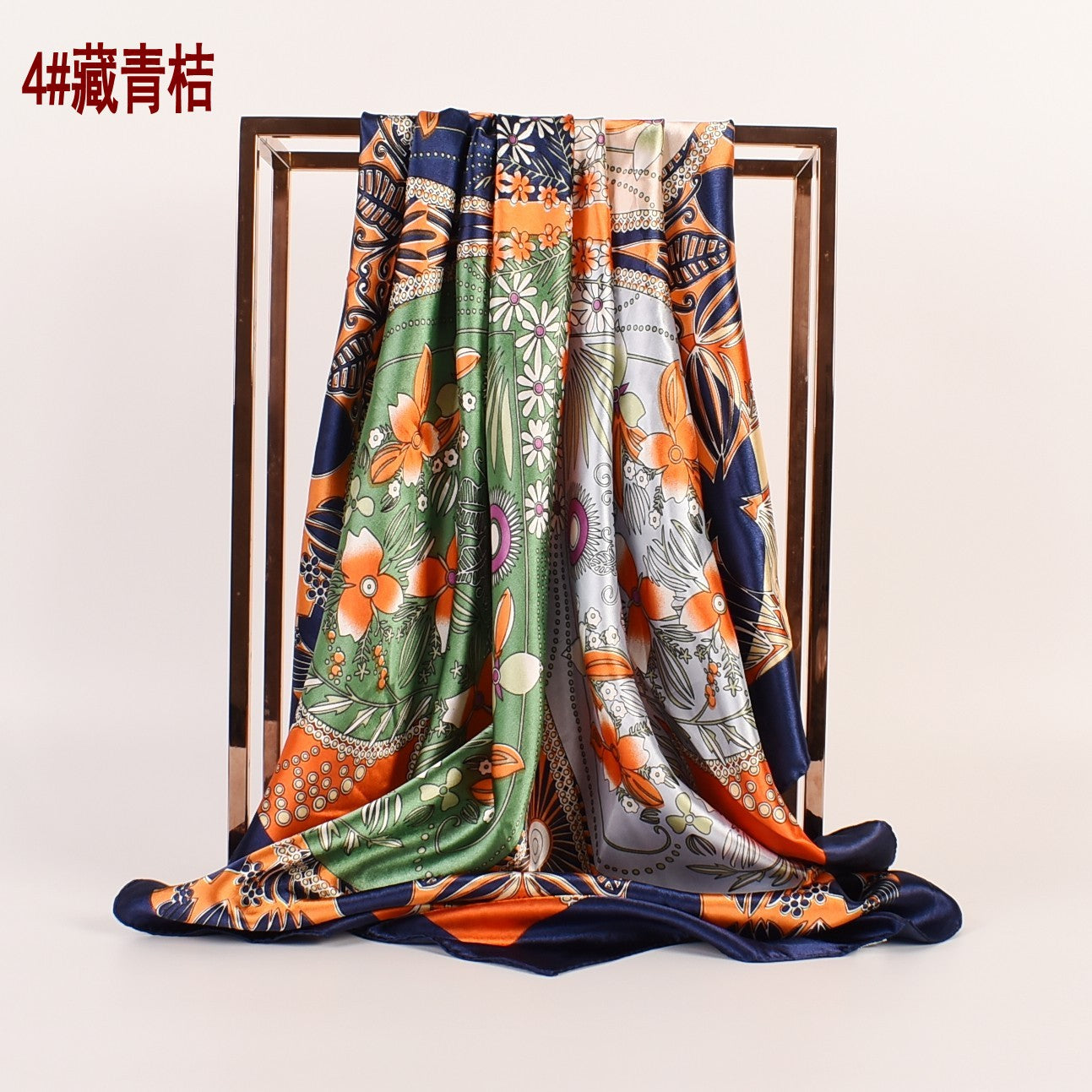 Summer new fashion cashew flower 90 square scarves women, printed fashion large silk scarves, scarves silk scarves