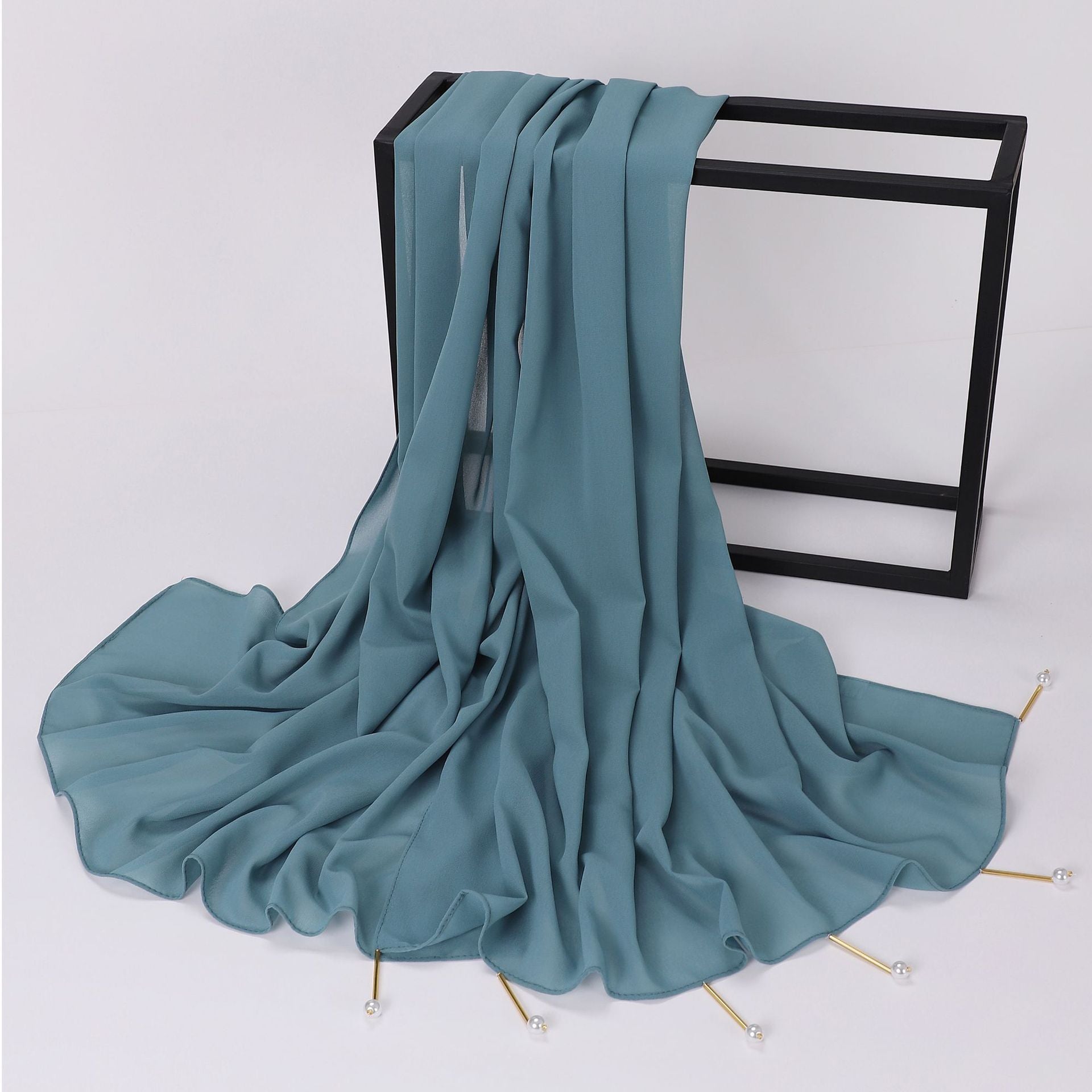 New pearl chiffon scarf Middle East Africa South East Asia headscarf hijab