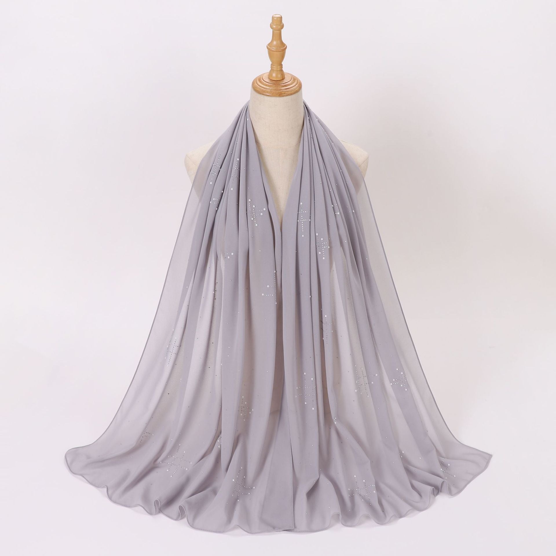 New 75D chiffon ceramic hot diamond #scarf  scarf Middle East Malay headscarf