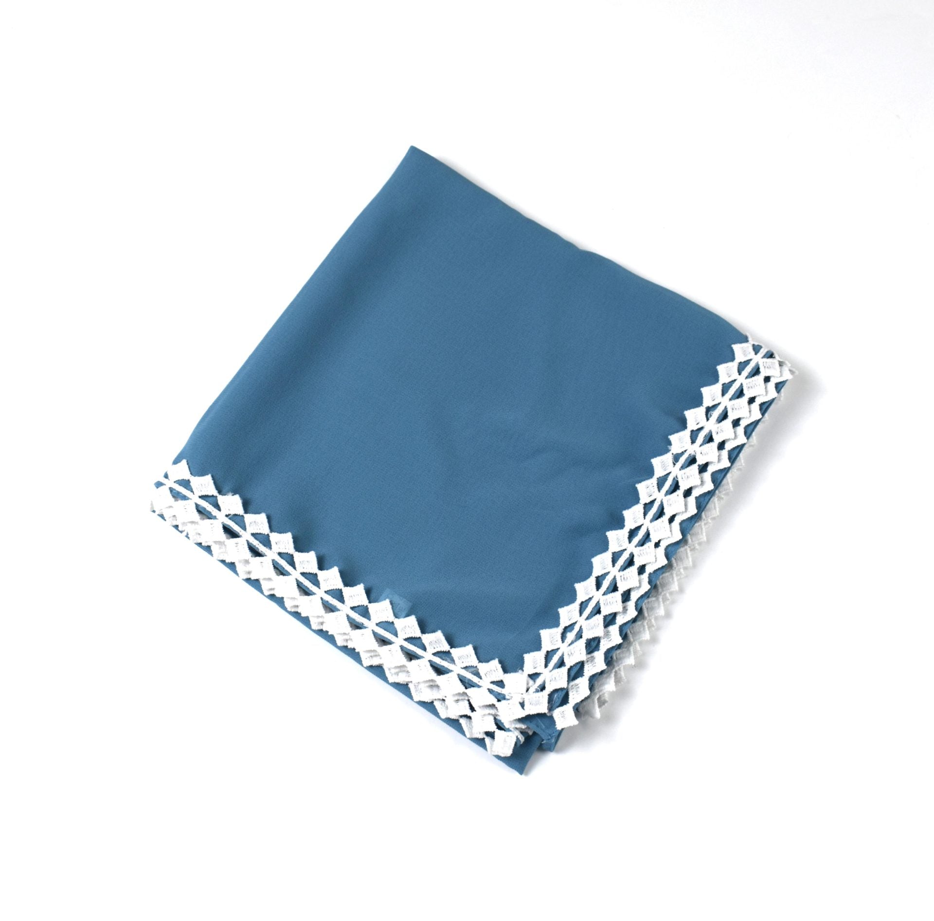 New pearl chiffon lace square scarf middle east headscarf malaysia headscarf hijab