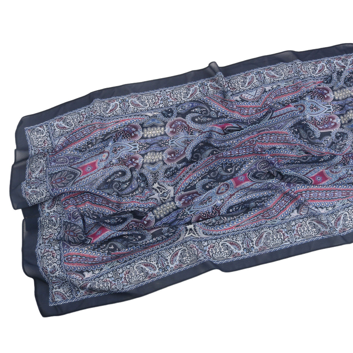 Malaysian Printed Chiffon Scarf Bohemian Fashion Simple Spring and Summer Sunscreen Scarf Shawl