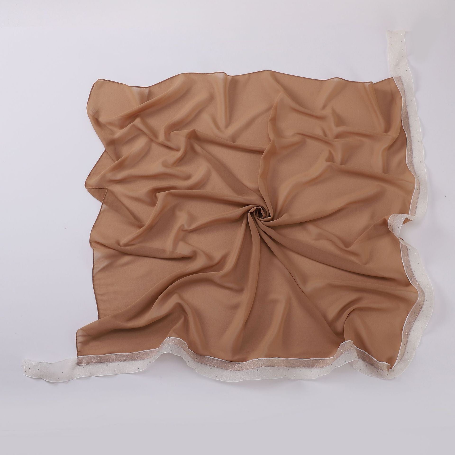 new pearl chiffon lace square scarf lace scarf 90 * 90cm