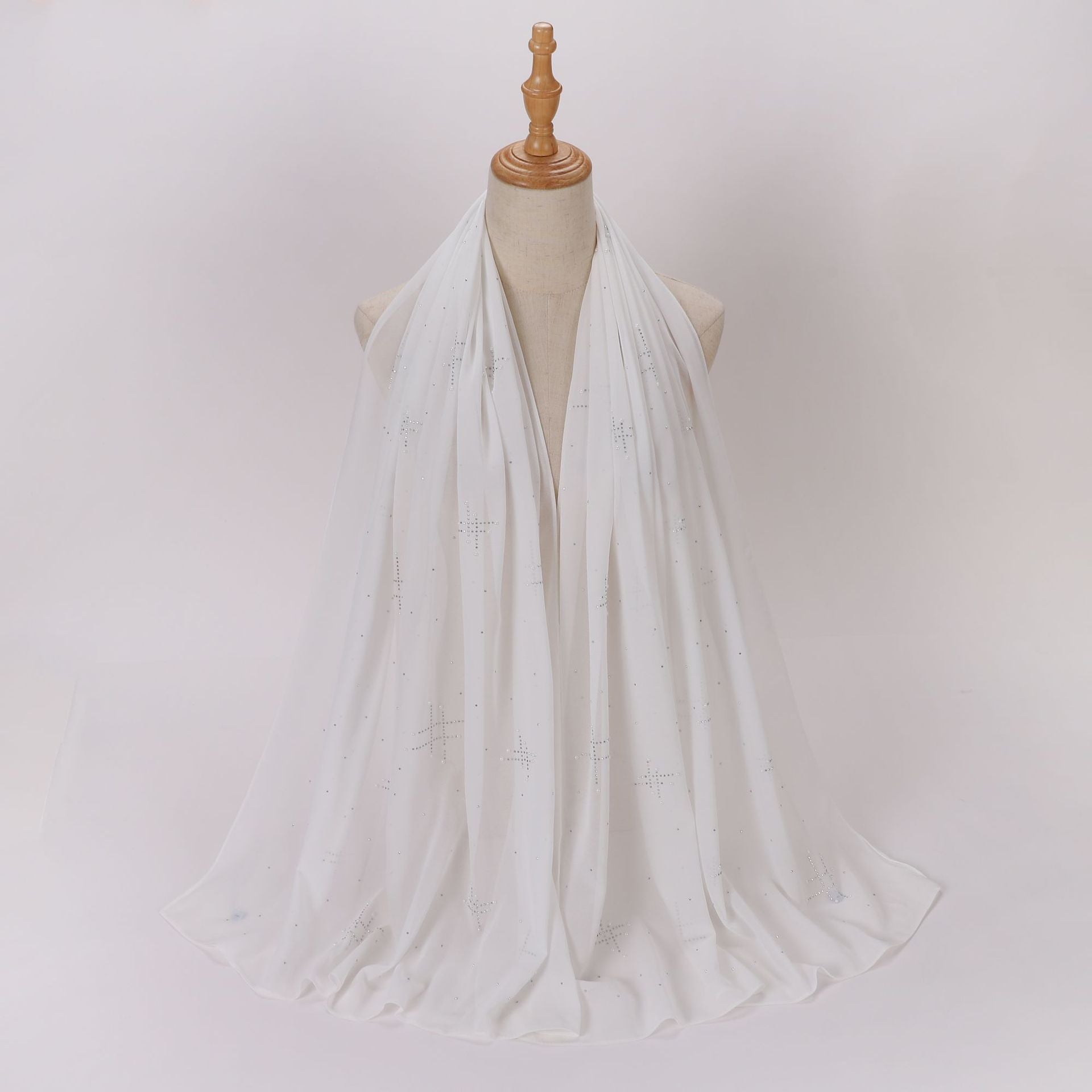 New 75D chiffon ceramic hot diamond #scarf  scarf Middle East Malay headscarf