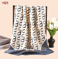 New Letter Temperament 90 Silk Scarf Printed Scarf Scarf Versatile External Shawl Herringbone Fleece Square Scarf