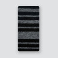 Designer Korean circle striped wool scarf women's winter soft retro contrasting color atmosphere wool scarf