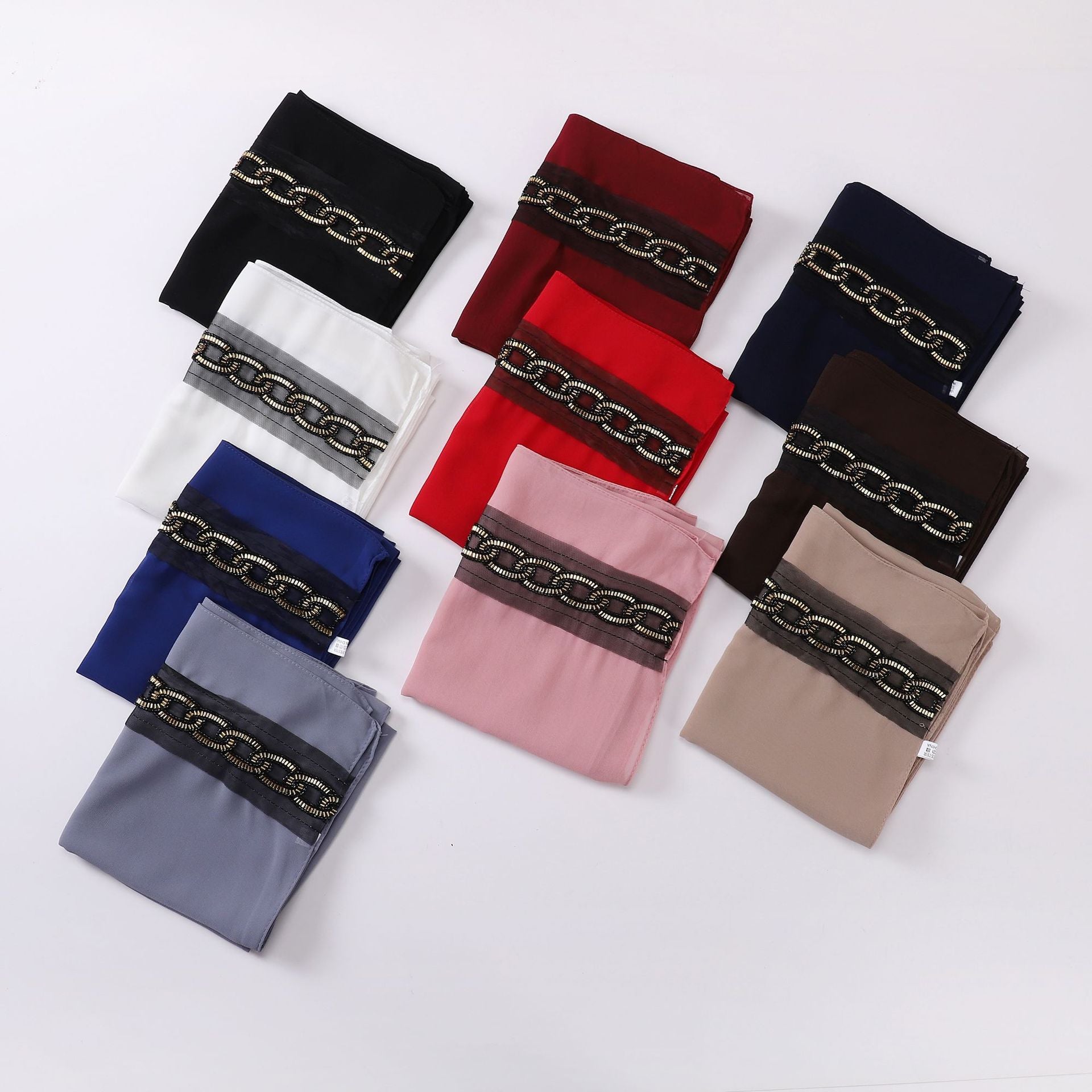 New chiffon bead lace scarf  scarf Middle East and Africa headscarf