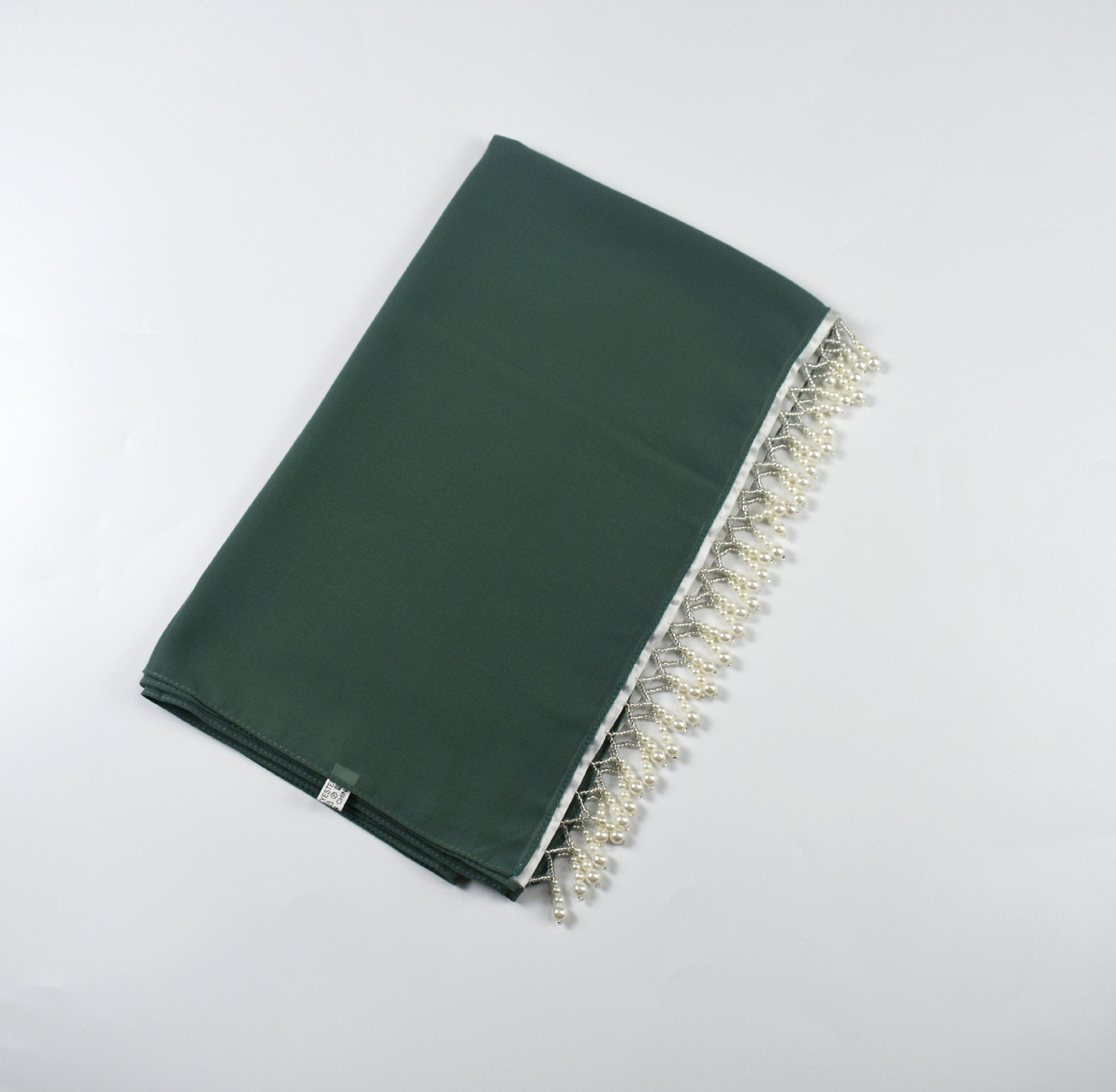 New high quality pearls, chiffon scarf Middle Eastern headscarf Muslim hijab