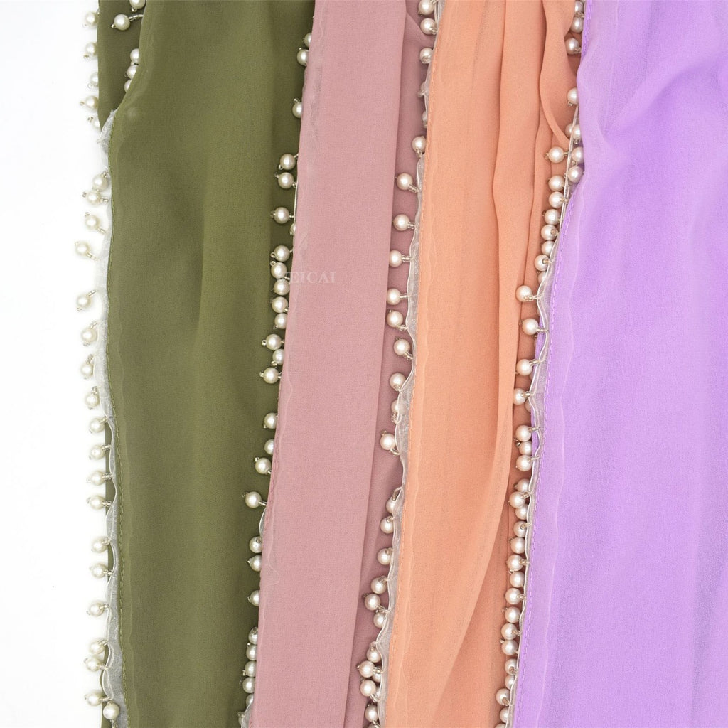 New pearl Chiffon 75D chiffon Dubai Malaysia Indonesia headscarf scarf hijab