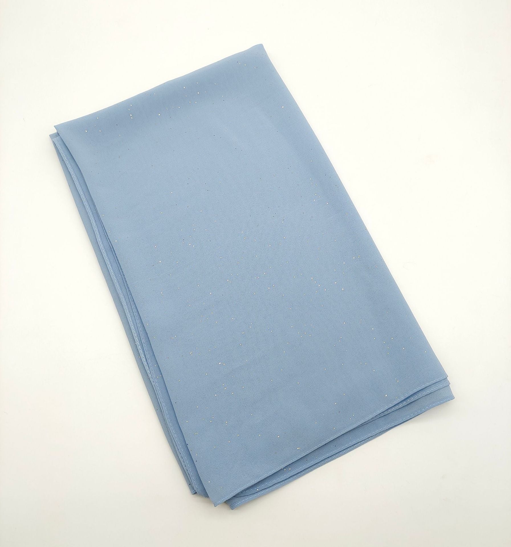 Gold sprinkled pearl chiffon scarf hijab Malaysia headscarf Middle East Africa headscarf