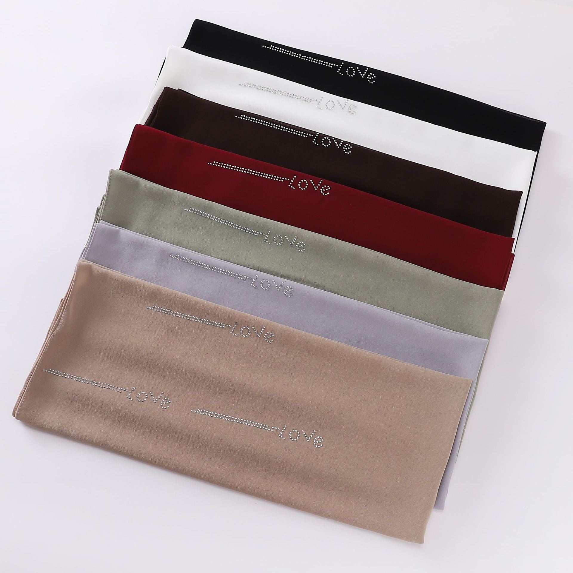 New pearl chiffon scarf hot diamond scarf Middle East Africa headscarf hijab