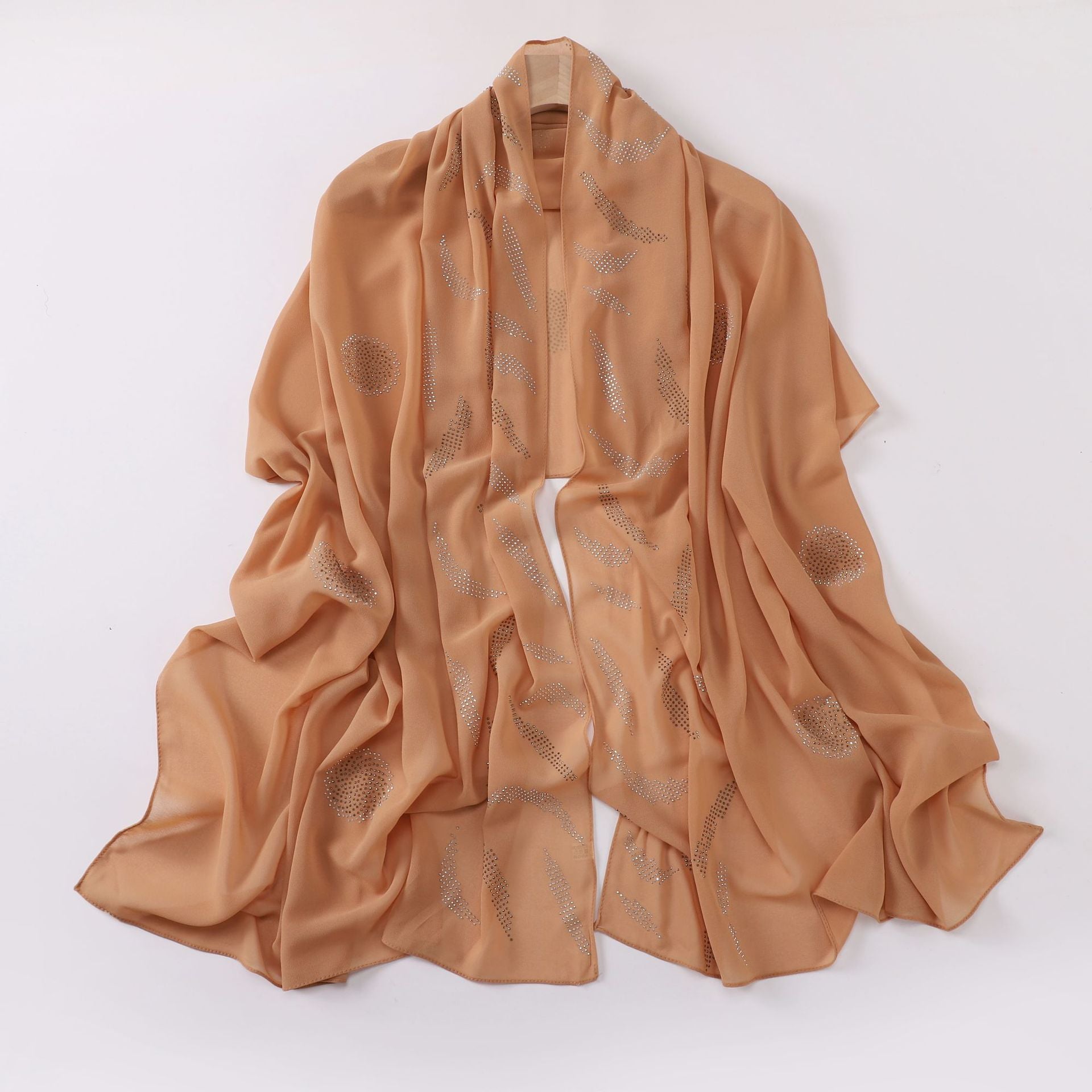 New pearl chiffon boutique hot diamond  scarf Middle East and Africa headscarf hijab