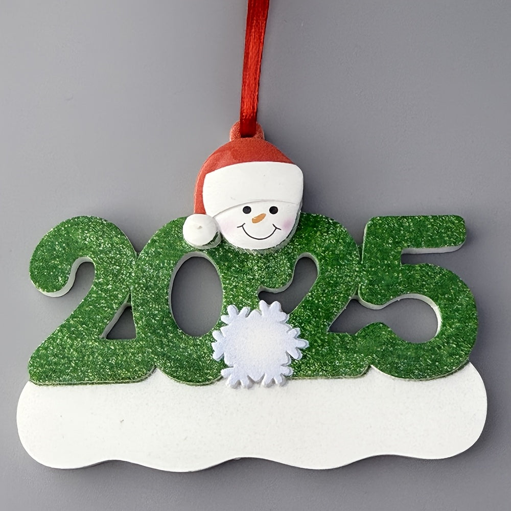 DIY Personalized custom pendant, resin material, family Christmas decoration pendant that can be customi