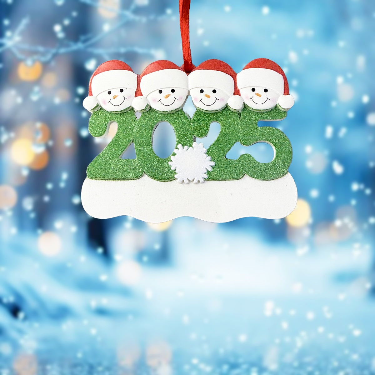 DIY Personalized custom pendant, resin material, family Christmas decoration pendant that can be customi